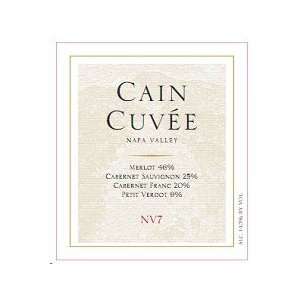  Cain Vineyard & Winery Cain Cuvee Nv7 750ML: Grocery 