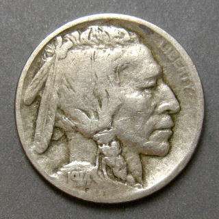 1914 D Buffalo Nickel   VG, US Coin  