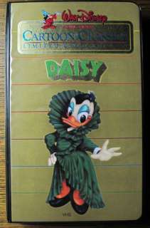 Daisy Duck Cartoon Classics Limited Gold Edition VHS!  