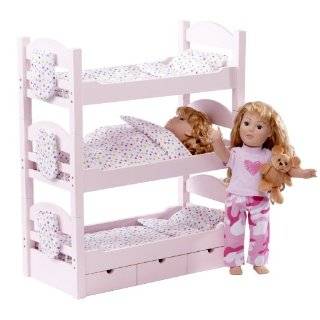 18 Inch Doll Triple Bunk Bed   Furniture Made to Fit American Girl or 