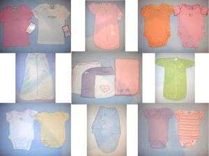   Girl Fall & Winter Blankets & Buntings & Onesie Lot Size 0 6 month 15