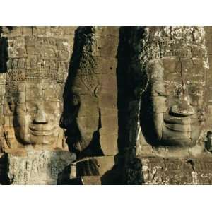 The Bayon Temple, Angkor, Siem Reap, Cambodia, Indochina, Asia Premium 