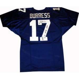 Autographed Plaxico Burress Jersey   New York Giants Wilson  