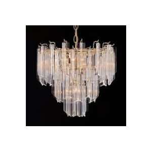   Brass Lazer Acrylic 15 6 Light 3 Tier Chandelier from the Lazer Acryl