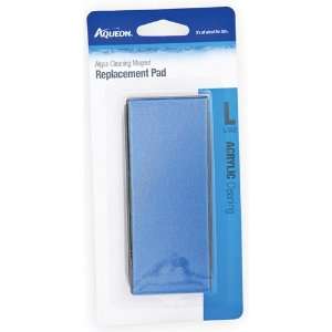  Algae Cleaning Magnet Repl Pad Large Acrylic: Pet Supplies