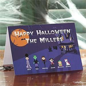  Halloween Greeting Cards   Family Characters