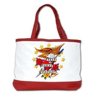   Purse (2 Sided) Red Bald Eagle Death Before Dishonor: Everything Else