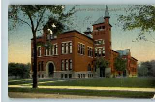 Old Postcard Union School Building Lockport,New York/NY  