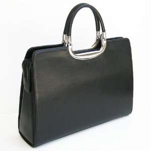  VANI Black Women Ladies Briefcase with Detachable Shoulder 