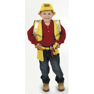 Construction Worker Dress Up And Play Set: Toys & Games