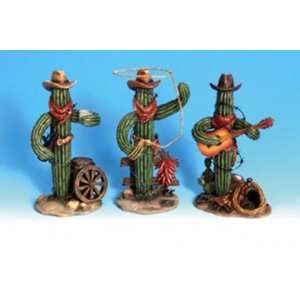  Western Cactus Figurines