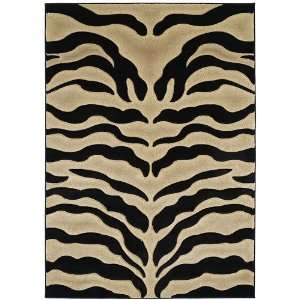 Wild Thing Onyx Rug From the Contours Collection (31 X 88)