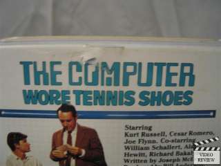 Computer Wore Tennis Shoes, The VHS Kurt Russell  