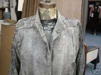 CHRISTIAN DIOR GRAY RUSSIAN BROADTAIL JACKET $34,500  