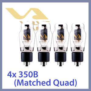 4x NEW Valve Art 350B Vacuum Tubes , Matched Quad TESTED  