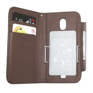Black Wallet Leather Case Cover Card Slot for Samsung Galaxy Nexus 