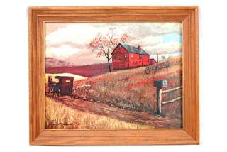 Guy Coheleach Coming Home Framed Print Amish Buggy  