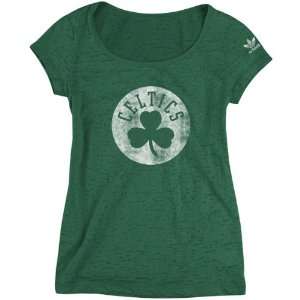  Boston Celtics Womens adidas Originals Green Big Better Logo 