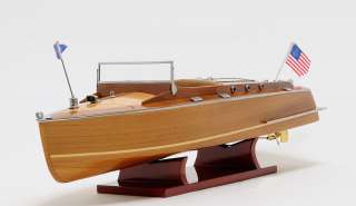 Chris Craft Runabout ~ Wood Scale Model Speed Boat 24  