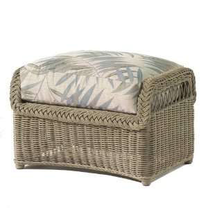  WhiteCraft Nantucket Wicker Ottoman Patio, Lawn & Garden