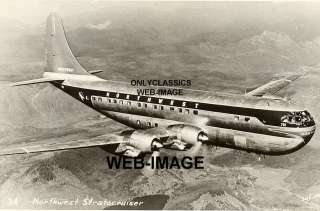  stratocruiser airplane photo 1950 s northwest airlines boeing 377 