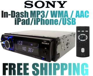 Sony DSX S100 In Dash Receiver USB/iPod/iPhone/ 027242787438  
