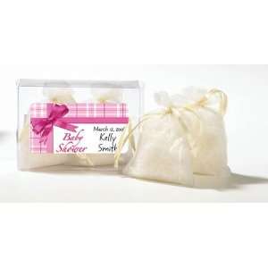 Baby Keepsake: Pink Gift Wrap Baby Shower Design Personalized Fresh 