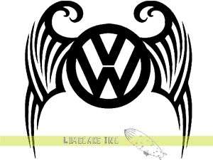 Volkswagen EXCLUSIVE Black Tribal Decal Design Type III  