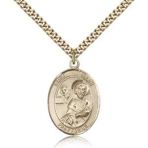 Gold Filled St. Saint Mark the Evangelist Medal Pendant 1 