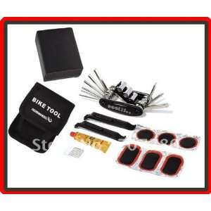  bicycle / bike tire tyre pocket size repair kit tool set 