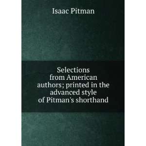   in the advanced style of Pitmans shorthand Isaac Pitman Books