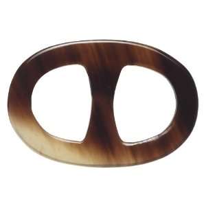  Golden Brown Horn Chain Anchor Medium Scarf Ring Slide 