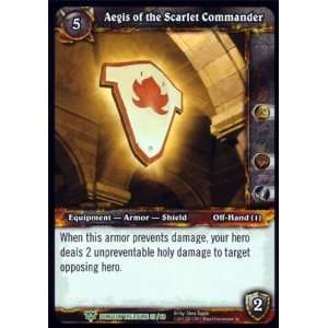  World of Warcraft WoW TCG   Aegis of the Scarlet Commander 