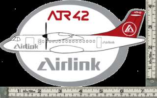 AIRLINK   PAPUA ATR 42 LARGE AIRLINE STICKER ~V RARE~  