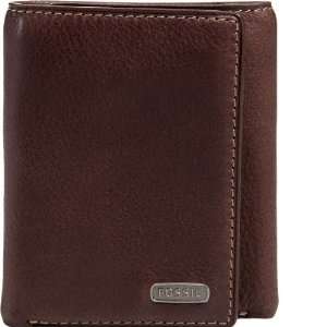  Fossil Hood Trifold Wallet in Brown ML3637200: Everything 