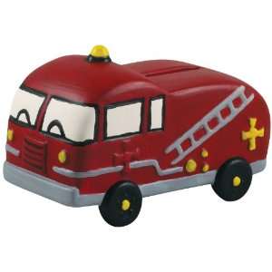  E Z Crafts Paint A Bank Kit, Fire Engine: Toys & Games