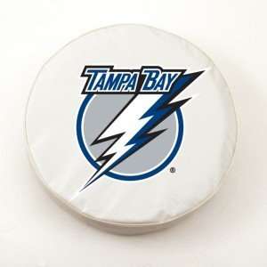  Tampa Bay Lightning White Tire Cover, Large Sports 