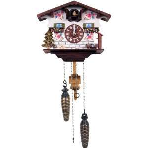  German Cuckoo Clock   White Painted House: Home & Kitchen