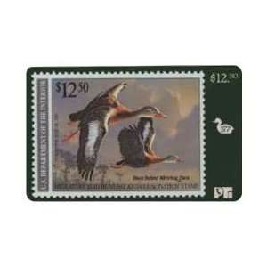   Card Duck Hunting Stamp #57 Void After 1991 Black Bellied Whistlers
