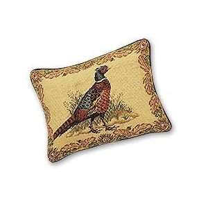  Whispering Pines Rustic Needlepoint Throw Pillow