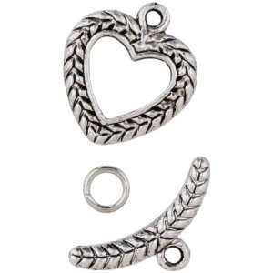  Blue Moon Design Studio Metal Clasps and Jump Rings, Heart 