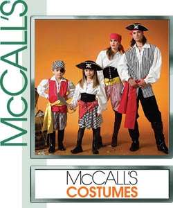 McCalls Costume Pattern Pirate MAN WOMAN ADULT Halloween Play M4952