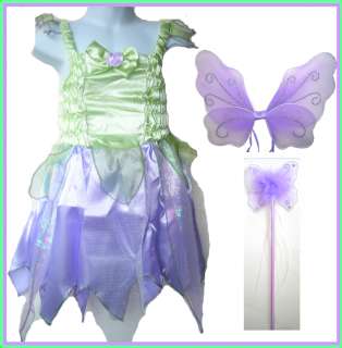 This auction is for 1 set of tinkerbell dress, wing and wand. ~*~