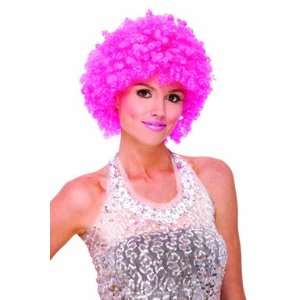  Glitter Fro Pink Afro Wig Toys & Games