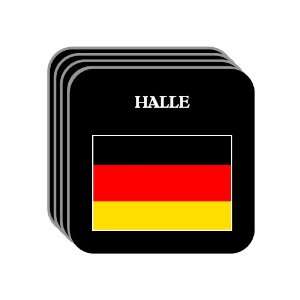 Germany   HALLE Set of 4 Mini Mousepad Coasters