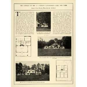 1915 Article Hamlin House Canandaigua Lake James S. Lee   Original 