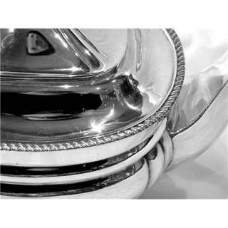 good quality silver 5 piece tea set and tray the tea set includes a 