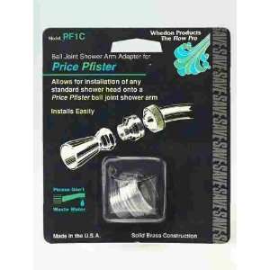  4 each: Whedon Price Pfister Ball Joint Shower Arm Adapter 