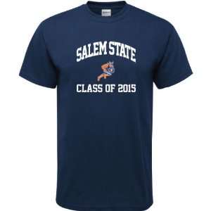   Salem State Vikings Navy Class of 2015 Arch T Shirt: Sports & Outdoors