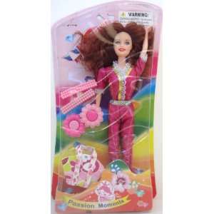  Fashion Doll   Emily Onepiece Pink: Toys & Games